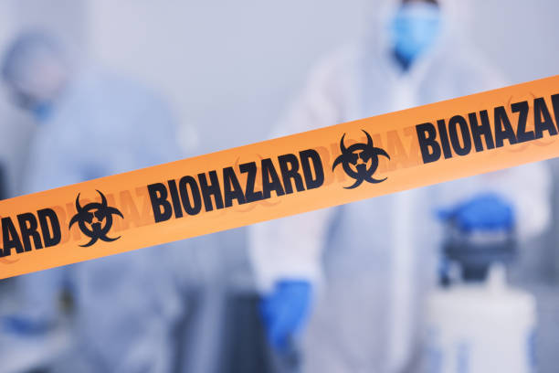 Professional Biohazard technician working in Midland, MI